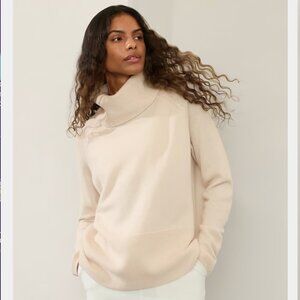 Athleta Alpine Turtleneck Sweater XS NWT Bone